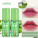 Aloe Vera Lip Gloss Moisturizer Transparent Color Liquid Up I2N4 Make Lips M0X6