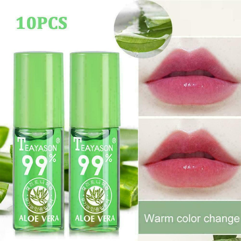 Aloe Vera Lip Gloss Moisturizer Transparent Color Liquid Up I2N4 Make Lips M0X6