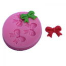 Cute Sugar Baking Fondant Cake Decorating Bowknot Silicone Gel Chocolate Mould