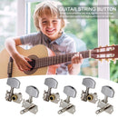 6pcs Acoustic Guitar 3L 3R Open String Button Tuning Key Tuner Pegs Knobs P