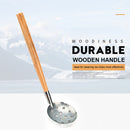 Ice Fishing Scoop Wooden Handle Fishnet Strainer Slush Skimmer Fishing Tackles