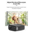 #A TFT LCD Screen LED Projector Movies Player Foqucy GX100 1800lm HD Video Beame