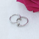 Fashion Hoop Earrings Round Ear Nose Piercing for Unisex Jewelry (Style 1) Newly