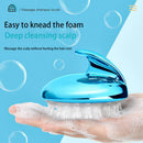 Head Body Scalp Massage Brush Shampoo Hair Washing Spa Shower Comb (Blue) Newly