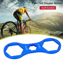 Aluminum Bicycle Front Fork Wrench for XCM/XCR/XCT MTB Repair Tool (Blue B)