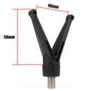 V-Shaped Fishing Rod Holder Bracket Head Adjustable Fishing Pole Rest Stand