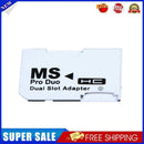Dual Slot Micro For SD SDHC TF to Memory Stick MS Card Pro Duo Reader Adapt