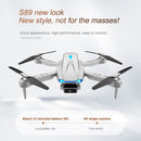 YLR/C S89 4K HD Single Camera 2.4GHz Foldable RC Drone with Battery (White)