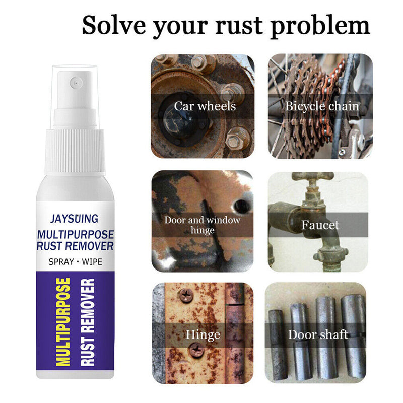 30/50/100ml Multi-Purpose Car Rust Remover Wheel Hub Screw Derusting Spray Tools