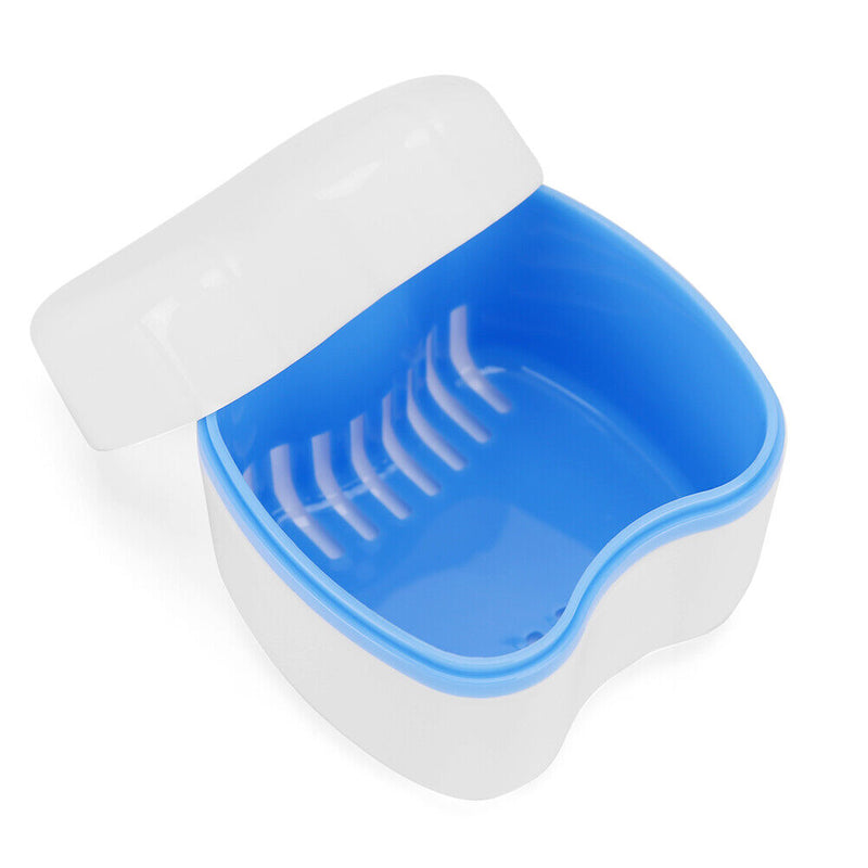 Smooth False Tooth Holder Practical Moistureproof Denture Box False Tooth Cas