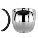 PC Motorrad Bubble Visier Windschutzscheibe Staubdicht UV400 Schutz Silber