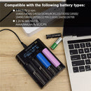 Fast Charging Dock Adapter 4 Slot For 3.7V Rechargeable Li-Ion Batteries 18650