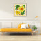 14CT Stamped Cross Stitch Kit DIY Yellow Flower Embroidery Decor (H616)