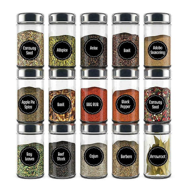 Chalkboard Blackboard Stickers Decals Craft Kitchen Board Labels Jar Chalk H1U1