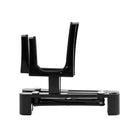 Wood Violin Stand Portable Folding Guitar Instruments Ukulele Rack (Black)