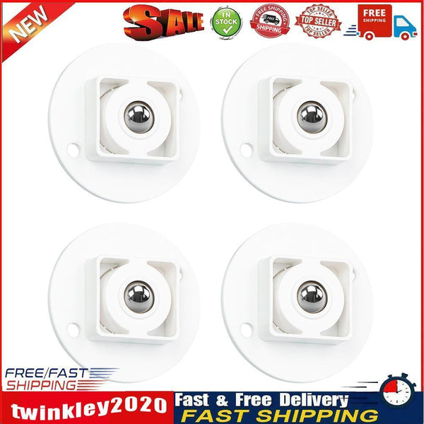 4pcs Caster Pulley 360 Degrees Universal Wheel Sticky Storage Box Roller Newly