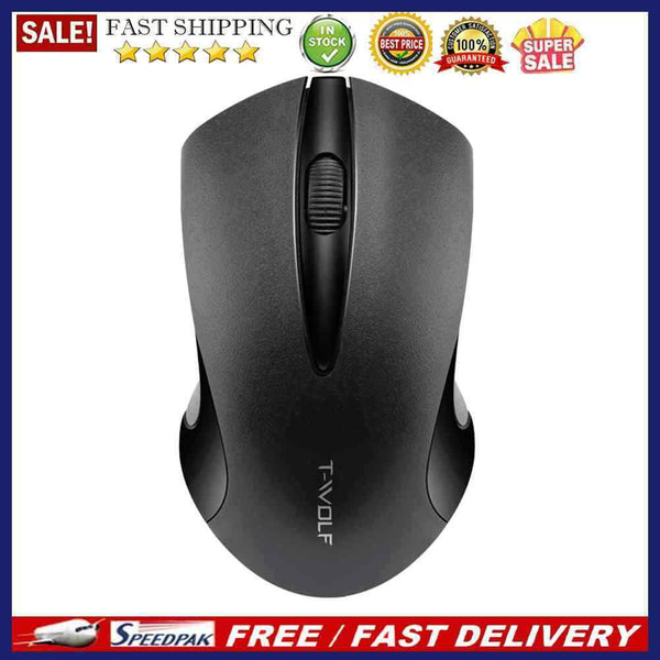 Q2 1200dpi 3 Buttons USB Computer PC Laptop Silent Mouse 2.4G Wireless Mute Mice