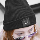 Winter Women Men Knit Ski Beanie Ball Wool Cuff Hat Ski Cap (Black)