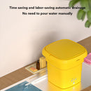 #A Small Yellow Duck Automatic Washing Machine Portable for Intimate Clothes Soc