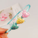 Beauty Accessory Children Kids Girls Headband Heart Hairband Sequins Hair Hoop