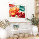 Color Flower Oil Paint By Number DIY Acrylic Painting on Canvas Wall Art Pi