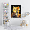 Cute Cat Oil Paint by Numbers Hand Painted Frameless Picture Home Ornament Ki