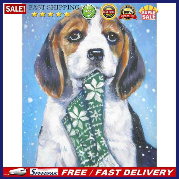 5D DIY Diamond Painting Animal Dog Full Square Drill Wall Mosaic Picture Art Set