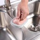 Sponge Strong Decontamination Cleaning Brush Tiles Pot Washing Brush(Pink)