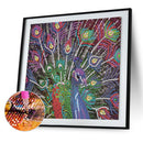 5D Diamond Painting Peacock Partial Special Shape Drill Wall DIY (UP273) Newly
