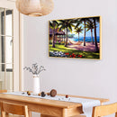 5D Full Square Drill Diamond Painting DIY Beach Coconut for Christmas Needlew