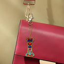DIY Key Chain Diamond Painting Letters Women Bag Keyring Pendant Gift (I) Newly