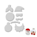 Christmas Santa Claus Coffee Milk Cake Cupcake Stencil Template M QbLS 7T_
