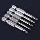 5pcs Triangular Screw Bits Magnetic Electric Screwdriver Bits Hand Tool Set