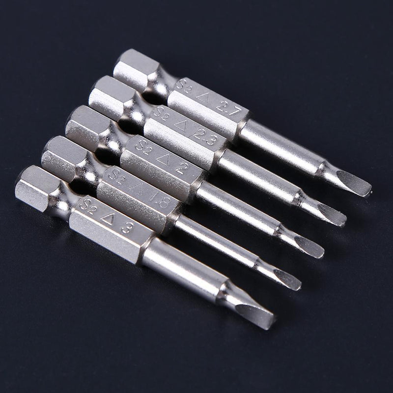 5pcs Triangular Screw Bits Magnetic Electric Screwdriver Bits Hand Tool Set