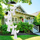 Solar Wind Chime Light, Changing Color, Angel Wind Bell Lamp, for Patio, Yard