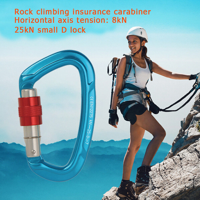 Multifunction Backpack Climbing Carabiner Outdoor Camping Hammock D Shape B