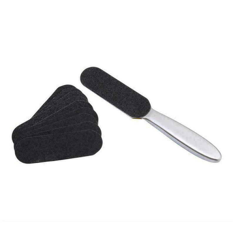 Steel Foot Files Pedicure Callus Feet Rasp Replacement Pads L6Z2