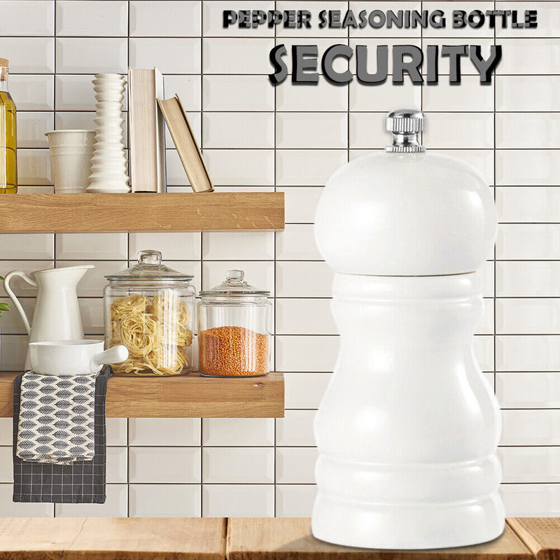 Manual Wooden Pepper Grinder Seasoning Spice Salt Grain Mill Kitchen Gadget