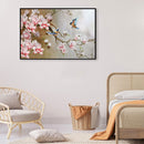 Flower Branch Birds Oil Paint By Numbers Kits DIY Handpainted on Canvas Art
