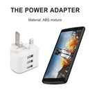 USB Power Adapter Smartphones Charging Accessories White UK Plug for Tablets