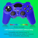 2.4G Wireless Gaming Controller USB Receiver Joystick (No stand Blue) Newly