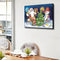 Santa Oil Paint By Numbers Drawing DIY Coloring Picture Hand Painted Wall Arts