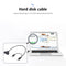 USB 2.0 to SATA 7+15 Pin 22Pin 2.5 inch HDD SSD Hard Drive Adapter Cable