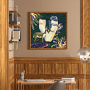 Letter V 5D DIY Diamond Painting Kits Full Round Drill Wall Decor Craft (DG149)