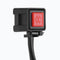 7/8in 22mm Motorcycle Handlebar Push Button Start Horn ON OFF Kill Switch