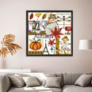 14CT Stamped Cross Stitch Kits DIY Printed Needlework Decor (K942 Autumn) Newly
