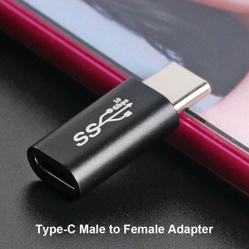 USB Type C to USB Type C Adapter 10Gbps 100W PD Male to Female Converter