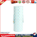 PU Leather Stars Printing Makeup Brush Holder Portable Cosmetic Cup (Blue) Newly