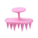 Pointed Tip Silicone Scalp Shampoo Massage Brush Comb Head Therapy Cleaning Tool