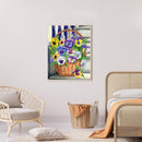 5D Diamond Painting DIY Flowers Full Round Drill Mosaic Rhinestone Art Crafts